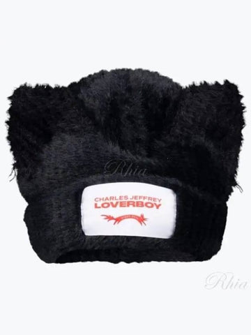 Charles Jeff REY Rubber BOY Fluff Y Chunky EARS Beanie 042130501 - CHARLES JEFFREY LOVERBOY - BALAAN 1