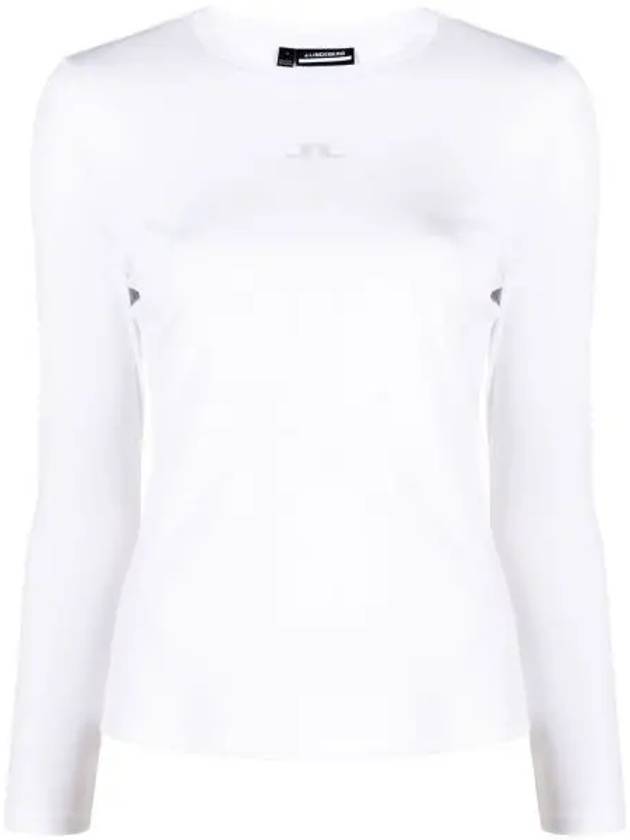 Ada Logo Print Long Sleeve T-Shirt White - J.LINDEBERG - BALAAN 2