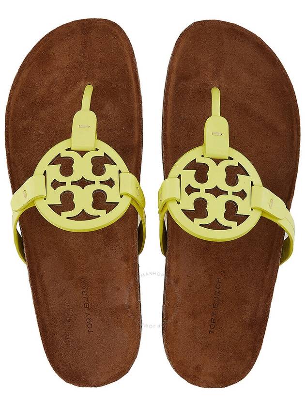 Tory Burch Blazing Yellow Miller Cloud Flat Sandals Size 10.5 - TORY BURCH - BALAAN 3