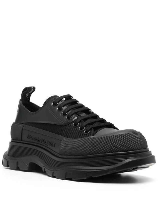 Tread Slick Low Top Sneakers Black - ALEXANDER MCQUEEN - BALAAN 3