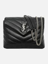 Matelasse Lulu Quilted Small Shoulder Bag Black - SAINT LAURENT - BALAAN 3