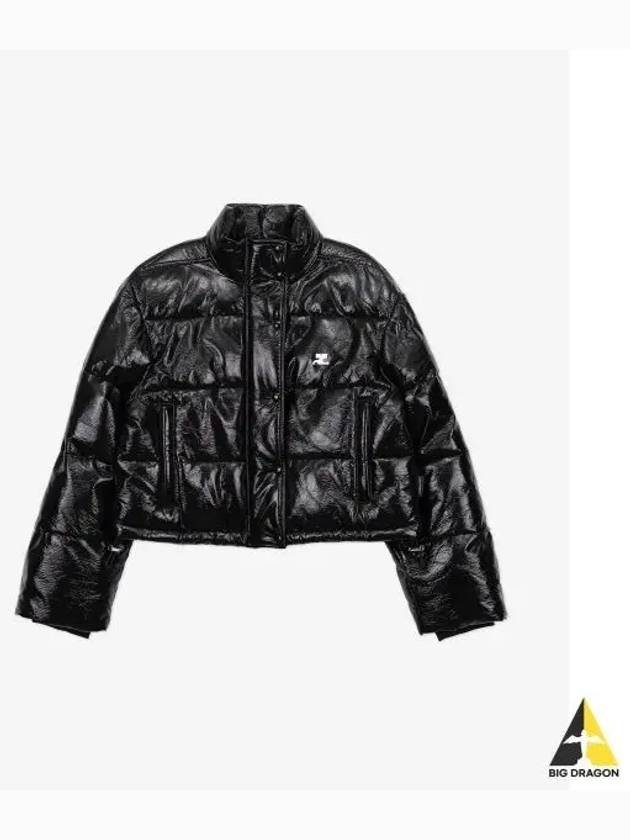 Vinyl Padding Jacket Black - COURREGES - BALAAN 2