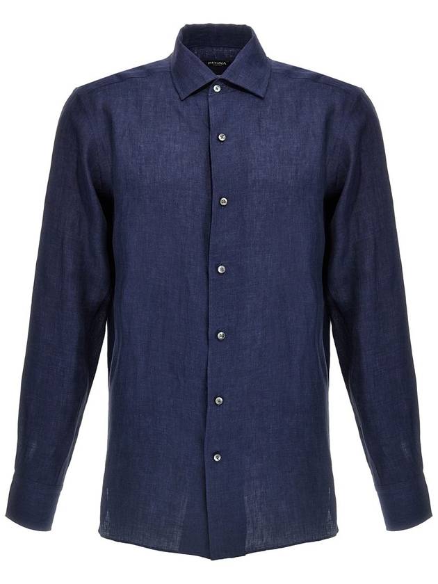 Zegna Linen Shirt - ERMENEGILDO ZEGNA - BALAAN 1