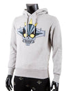 Mazinger 170013 015 Men's Hooded Long Sleeve TShirt - HYDROGEN - BALAAN 3