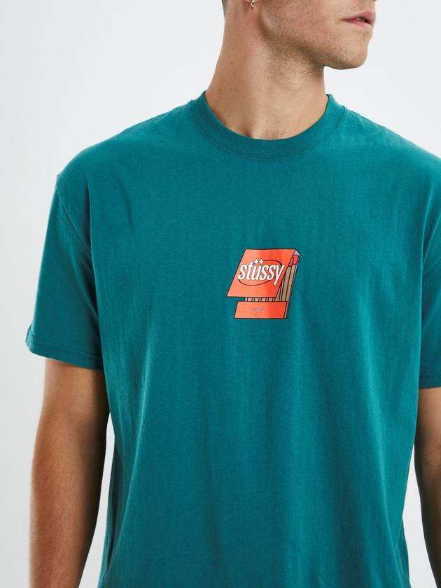 AU AUSTRALIA MATCHBOOK SS T Shirt ST0G0390 Ocean MENS - STUSSY - BALAAN 6