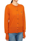 Bea Logo Wool Cardigan Orange - VIVIENNE WESTWOOD - BALAAN 7