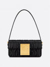 Miss Quilted All Over Calfskin Flap Shoulder Bag Black - DIOR - BALAAN 2