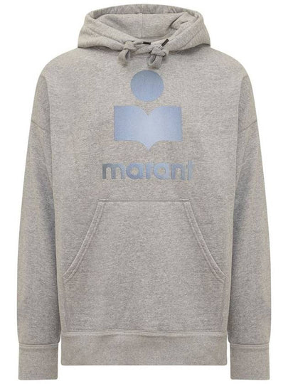 Miley Logo Print Hoodie Grey - ISABEL MARANT - BALAAN 2