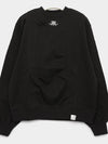 Graphic embroidered logo overfit men s common sweatshirt BN01SSSW0103BK - ADER ERROR - BALAAN 2