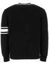 Men's logo pullover round neck knit black knit top 603257 - ALEXANDER MCQUEEN - BALAAN 3