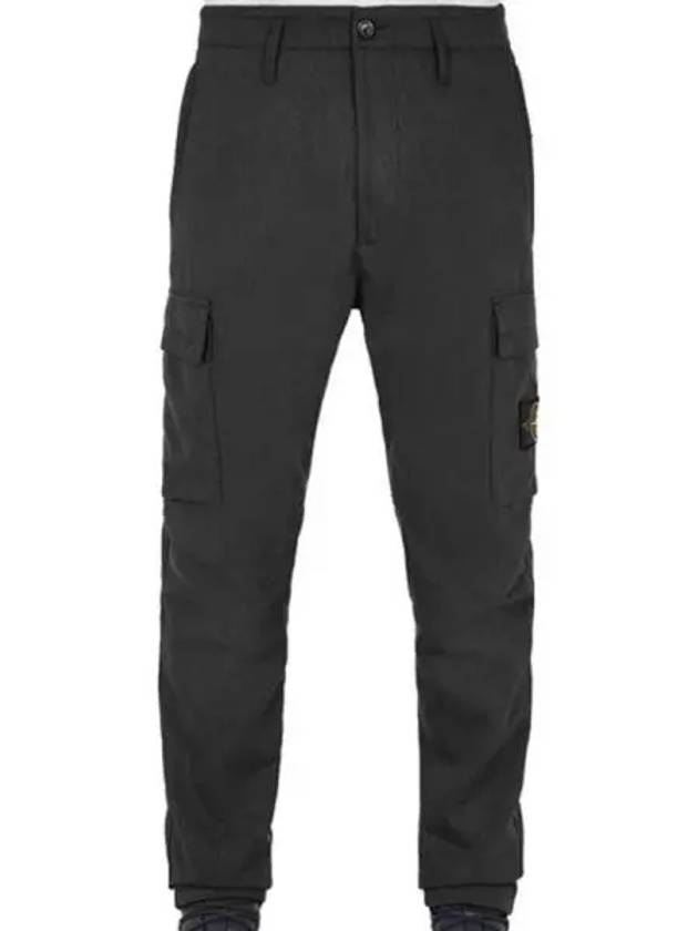 Wappen Patch Cargo Track Pants Black - STONE ISLAND - BALAAN 2