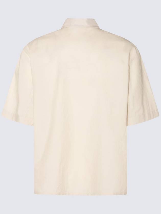 Pyjamas Short Sleeve Shirt Cream - LEMAIRE - BALAAN 3