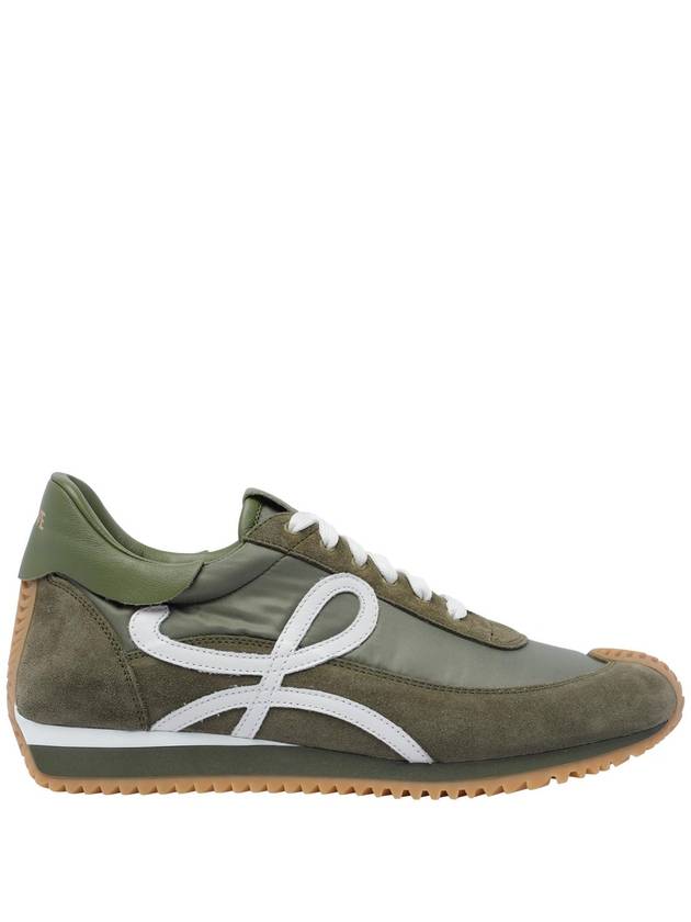 Flow Runner Low Top Sneakers Green - LOEWE - BALAAN 1