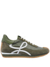 Flow Runner Low Top Sneakers Green - LOEWE - BALAAN 1