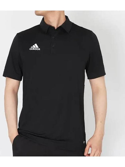 Entrada 22 Short Sleeve Polo Shirt Black - ADIDAS - BALAAN 2