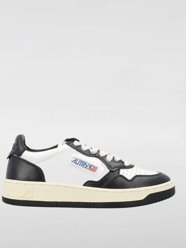 Medalist Leather Low Top Sneakers White Black - AUTRY - BALAAN 2