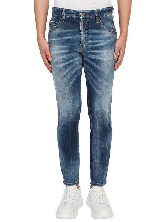 Wash Skater Jeans Navy Blue - DSQUARED2 - BALAAN 2