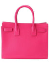 Nano Sac De Jour Leather Tote Bag Hot Pink - SAINT LAURENT - BALAAN 3