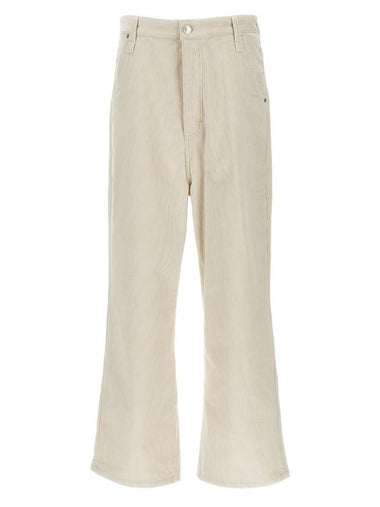 Corduroy Straight Pants Ivory - AMI - BALAAN 1