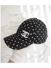 24 NEW CC Logo Lettering Ball Cap Unisex Black AA9865 - CHANEL - BALAAN 5