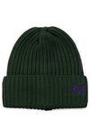 23FW green logo wool beanie NS064 GREEN - NEEDLES - BALAAN 4