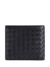 Intrecciato Weaving Half Wallet Dark Navy - BOTTEGA VENETA - BALAAN 3