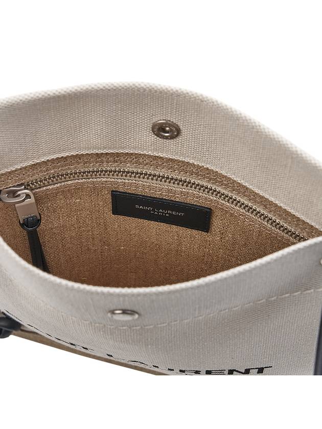 Logo Canvas 2Way Shoulder Bag Beige - SAINT LAURENT - BALAAN 10