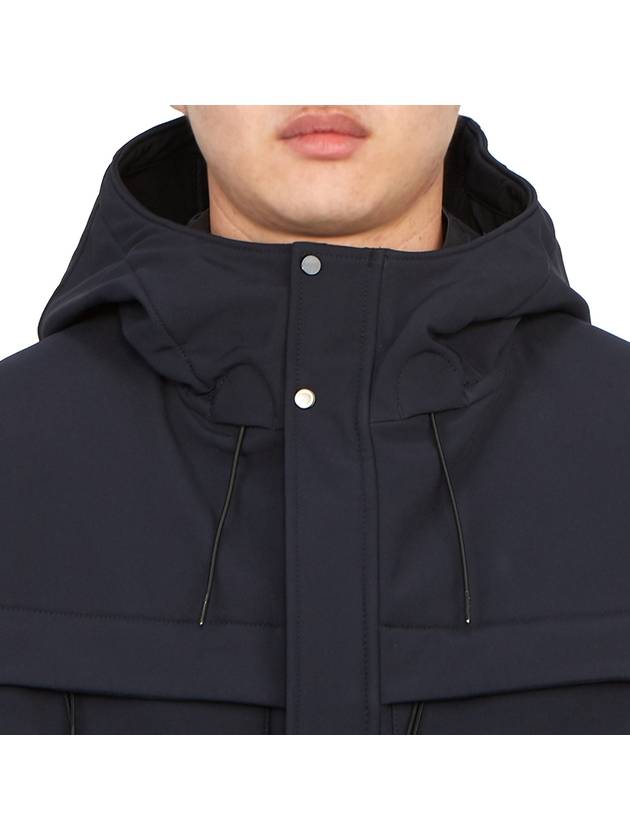 Men's Shell R Lens Wappen Hooded Jacket Navy - CP COMPANY - BALAAN 8