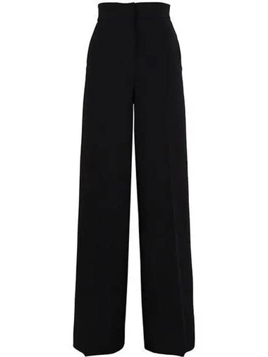 Black Ratio Straight Pants LECCIO 003 1210013 - MAX MARA - BALAAN 1