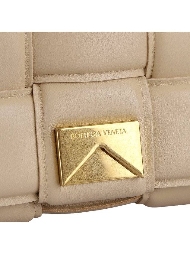 Gold Padded Cassette Cross Bag Porridge - BOTTEGA VENETA - BALAAN 8