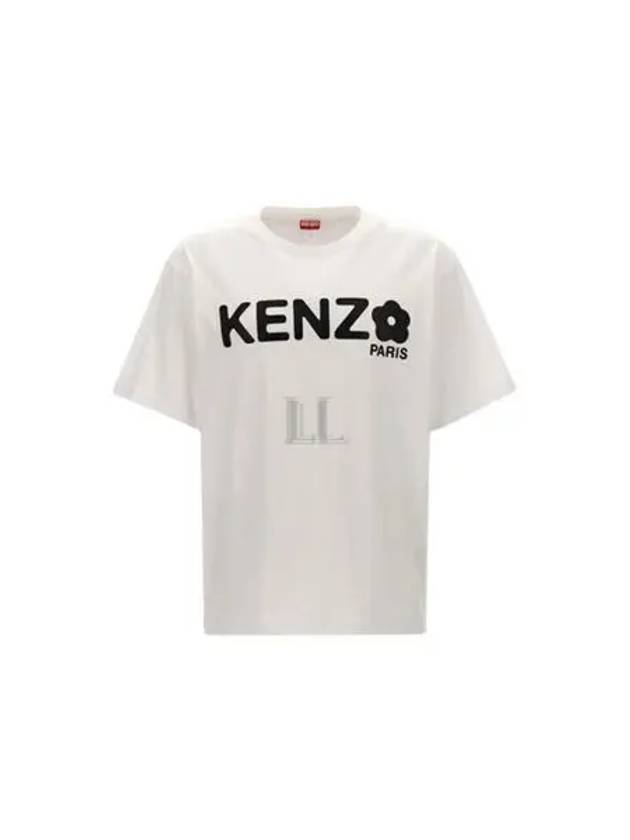 Boke Flower 2.0 Oversized Fit Short Sleeve T-Shirt White - KENZO - BALAAN 2