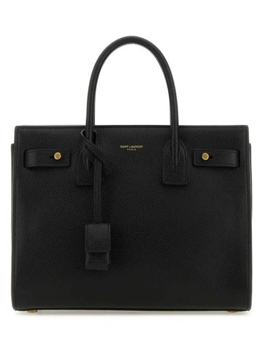 Sac De Jour Baby Tote Bag Black - SAINT LAURENT - BALAAN 1