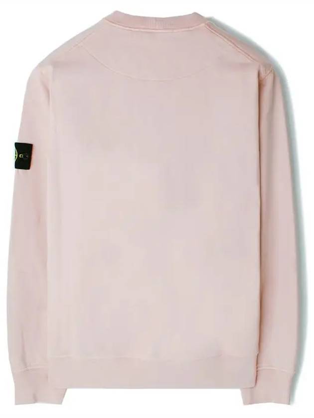 6100044 Organic Cotton Fleece Sweatshirt Antique Rose - STONE ISLAND - BALAAN 3