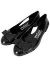 Vara Bow Jelly Ballet Flat Black - SALVATORE FERRAGAMO - BALAAN 3