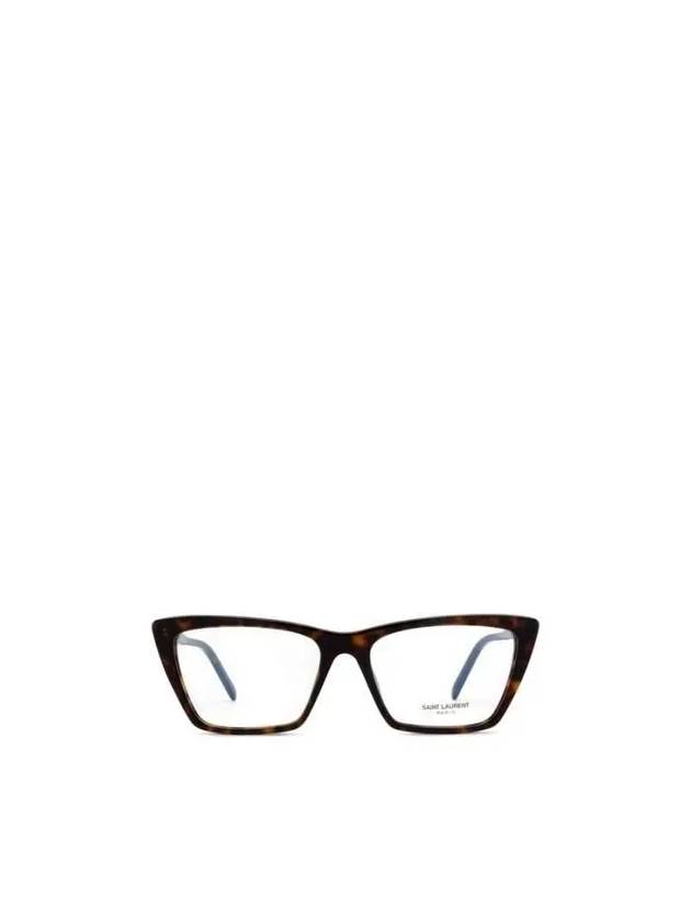 SL 737 Cat Eye Havana Glasses OPT 002 - SAINT LAURENT - BALAAN 1