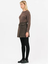 Pocket Wool Short A-Line Skirt Brown - JUN BY JUN K - BALAAN 3