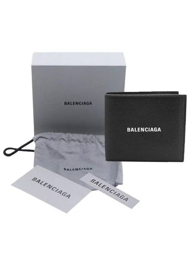 Cash Square Folded Wallet Black - BALENCIAGA - BALAAN 7