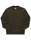 Diagonal Raised Fleece Sweatshirt Green - CP COMPANY - BALAAN 6