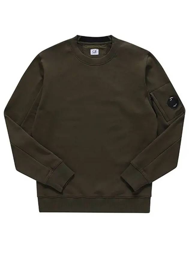 Diagonal Raised Fleece Sweatshirt Green - CP COMPANY - BALAAN 6