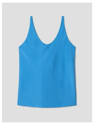 Drawstring satin sleeveless blouse blue domestic product GM0023112440353 - JUUN.J - BALAAN 1