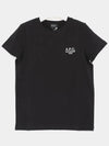 Denise Embroidered Short Sleeve T-shirt Black - A.P.C. - BALAAN 2