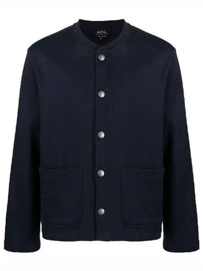 Men's Stevie Cardigan Dark Navy - A.P.C. - BALAAN 2