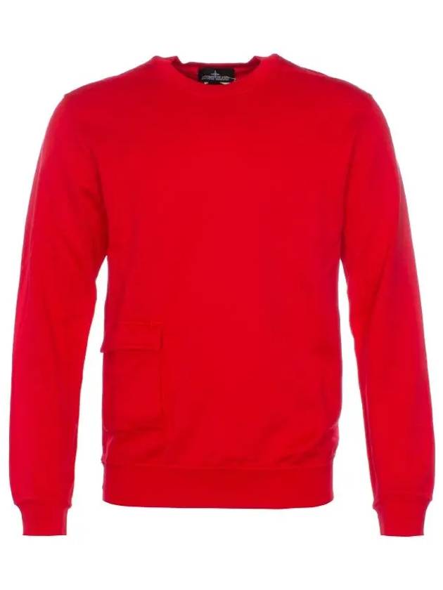 Shadow Project Pocket Sweatshirt Red - STONE ISLAND - BALAAN 7