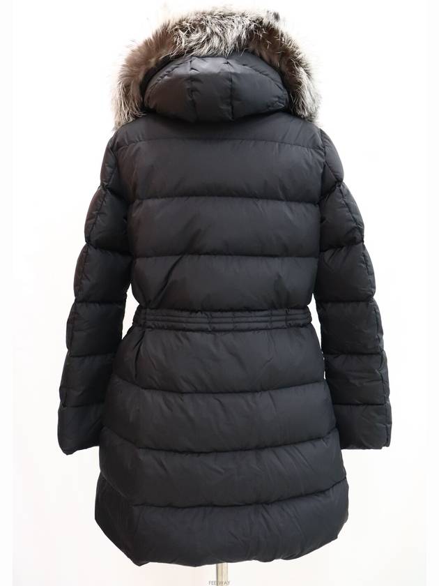 Aphroti Long Down Padded Jacket Black - MONCLER - BALAAN 6