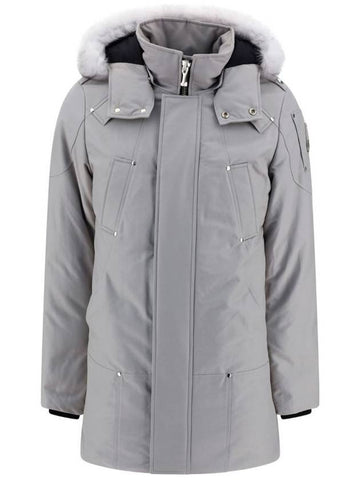 Men's Original Stilling Short Padded Parka Grey - MOOSE KNUCKLES - BALAAN 1