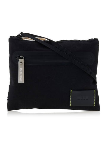 Logo Patch Cross Bag Black - MSGM - BALAAN 1