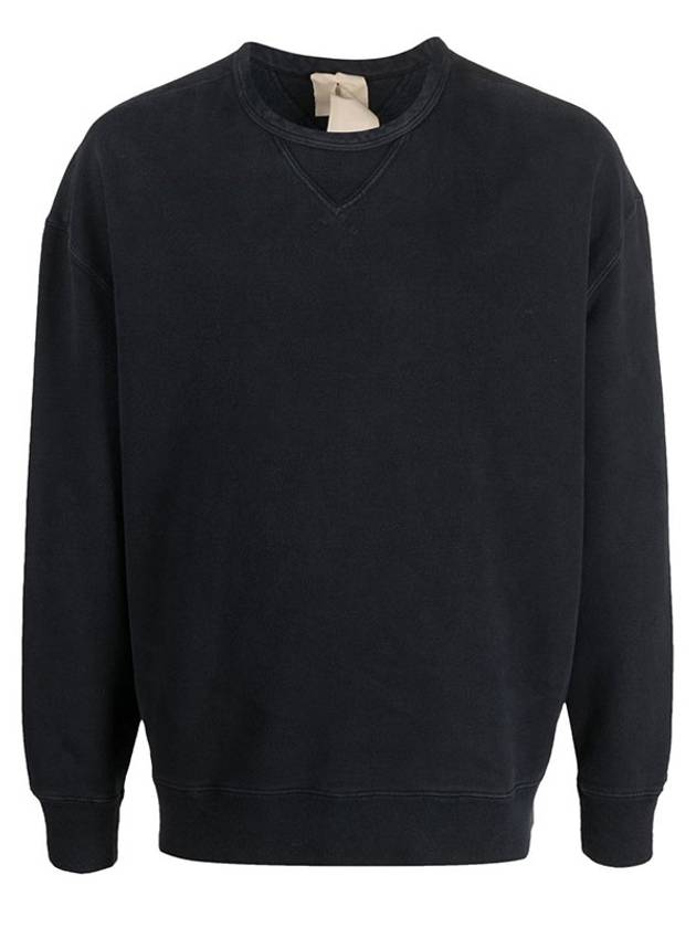 Garment Dyed Cotton Jersey Sweatshirt Black - TEN C - BALAAN 2