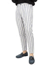 IKALOOK ANTONYMORATO Italy Striped Linen Pants - IKALOOOK - BALAAN 2