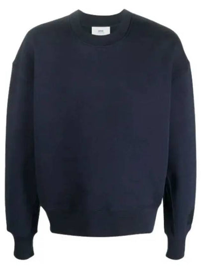 Alexandre Mattiussi Embroidered Logo Sweatshirt Navy - AMI - BALAAN 2