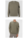 Lens Wappen Light Fleece Sweatshirt Green - CP COMPANY - BALAAN 5